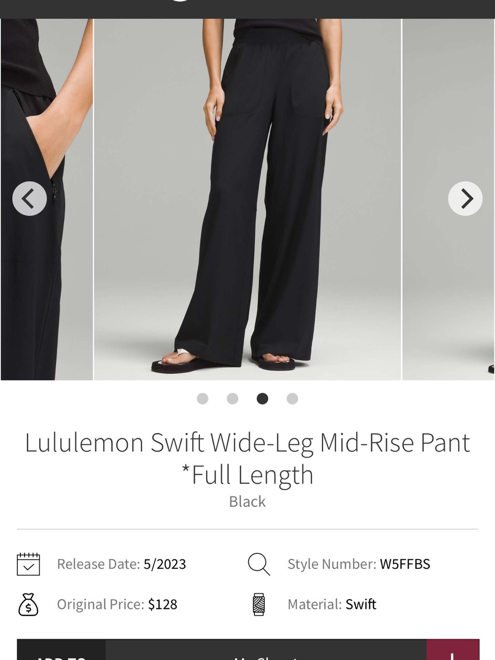 lululemon Swift Wide Leg Full Length Pants - Picture 15 of 16